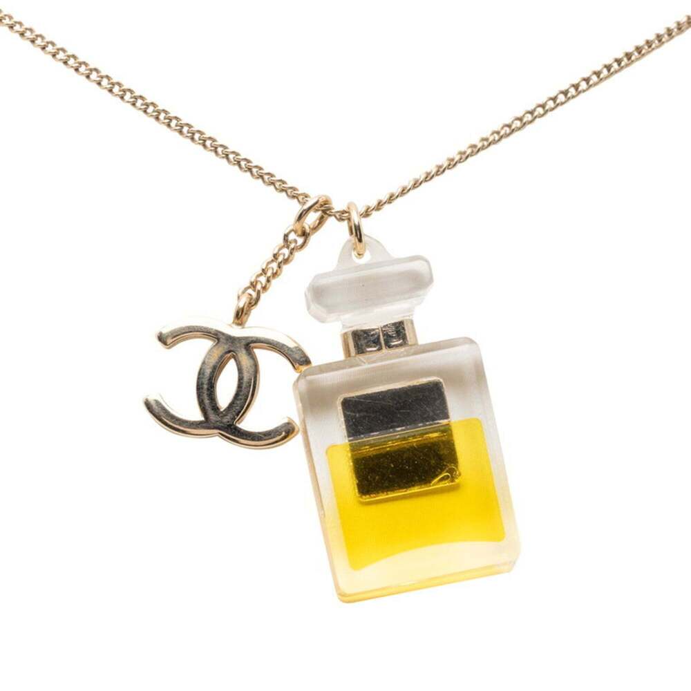 CHANEL Gold Logo Necklace - Picture 2 of 5
